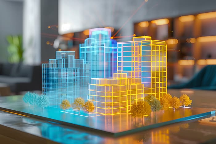 rendering of commercial properties
