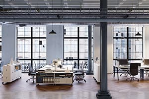 Interior of a modern office